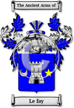 Le fay Family Crest Download (JPG) Legacy Series - 600 DPI